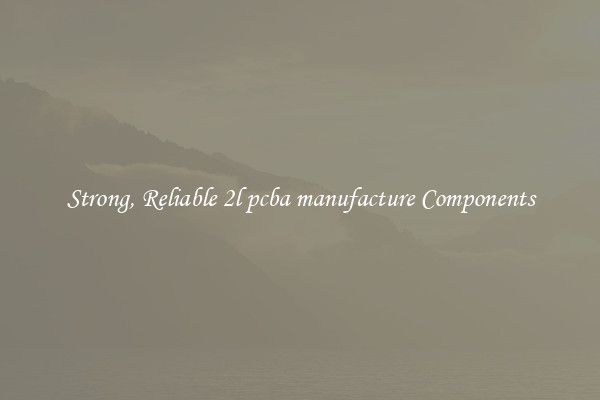 Strong, Reliable 2l pcba manufacture Components