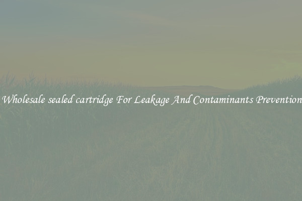 Wholesale sealed cartridge For Leakage And Contaminants Prevention