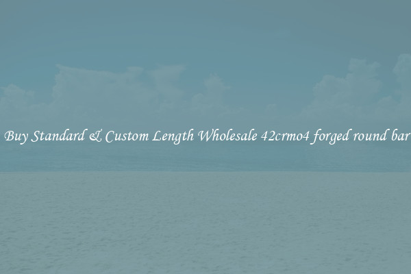 Buy Standard & Custom Length Wholesale 42crmo4 forged round bar