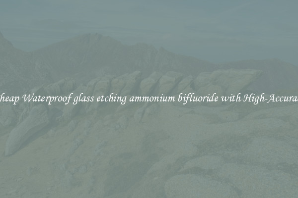 Cheap Waterproof glass etching ammonium bifluoride with High-Accuracy