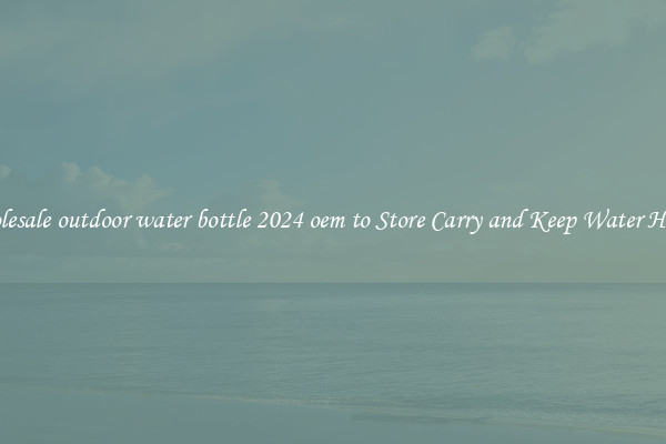 Wholesale outdoor water bottle 2024 oem to Store Carry and Keep Water Handy