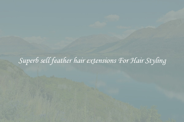 Superb sell feather hair extensions For Hair Styling