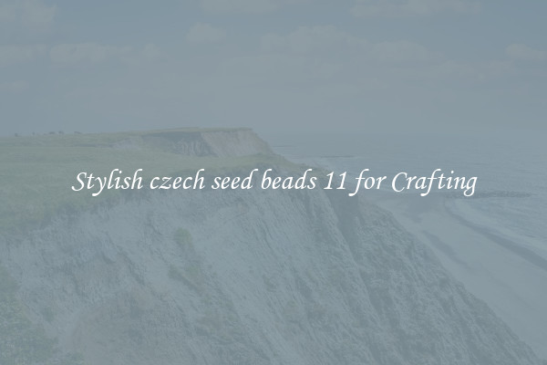 Stylish czech seed beads 11 for Crafting